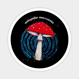 Amanita Muscaria Mushroom Magnet